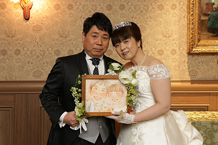 「一生心に残る結婚式を挙げることが出来て幸せに思います♡」 彩