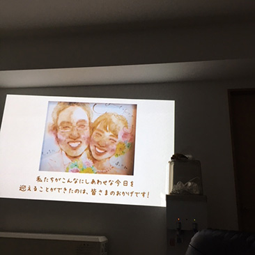 「似顔絵は、初心を忘れないようお部屋に飾って」 マッキー