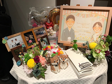 「お花とも色合いが似ていて凄くよかったです。」 まあこ