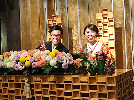 「お花とも色合いが似ていて凄くよかったです。」 まあこ