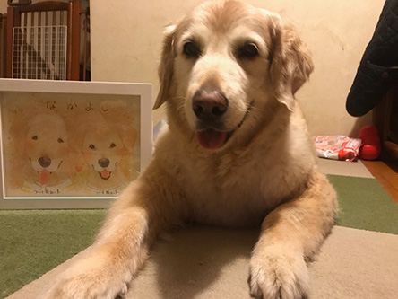 「みんなが絵を見るたび笑みがこぼれ、元気を貰ってます(o^^o)」 なぎさ