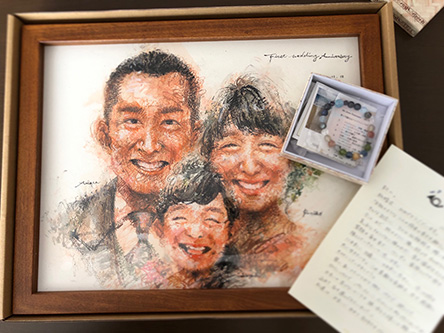 「絵が在るだけで家の雰囲気が穏やかになります。」 Tommy
