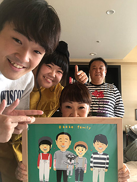 「そっくりに描いていただいて家族みんなで感激しました！」 ぐりこ TOYシリーズ