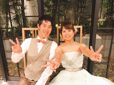 「予想以上の仕上がりに新郎新婦2人で大喜びしました♡」 anco