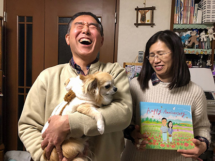 「父の反応に、わたしもニヤニヤしてしまいました。」 anco