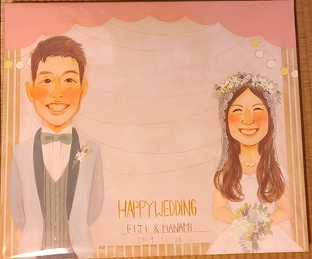 「ほんわか雰囲気の似顔絵」 まあこ
