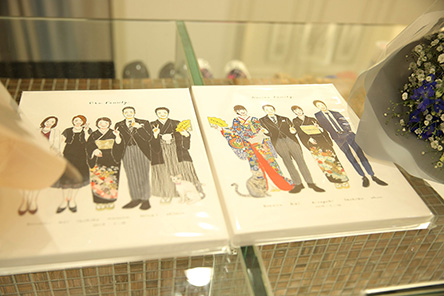 「似顔絵のように笑顔で」 るつ