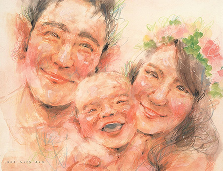 「素晴らしい似顔絵です」 やまもとまき