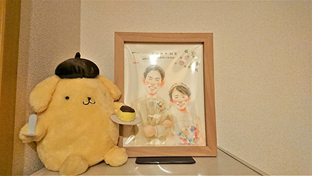「miuさんの心温まる絵に感激」 miu