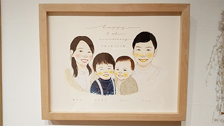 「特に子どもたちの表情が瓜二つ！！」 ebisu