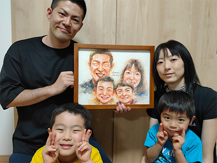 「ずーっと眺めてニコニコしていました。」 Tommy
