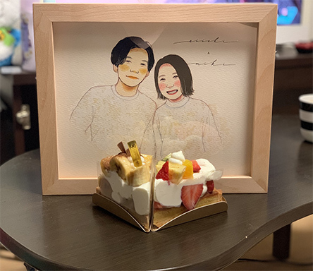 「シンプルなのに華やかでお洒落な作品」 ebisu