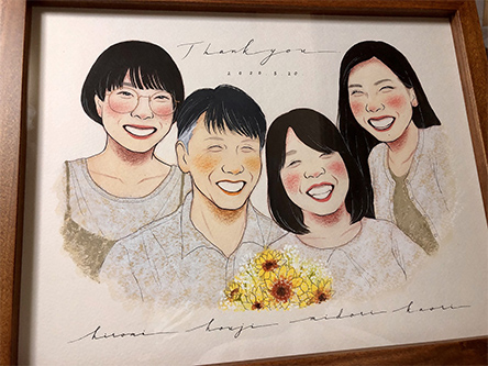 「心が温まる幸せな絵」 ebisu