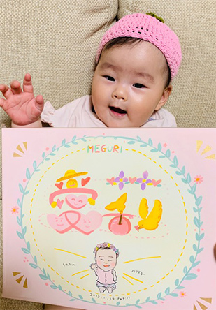 「ニコニコと指をさしてツンツンしておりました(笑)」 anco