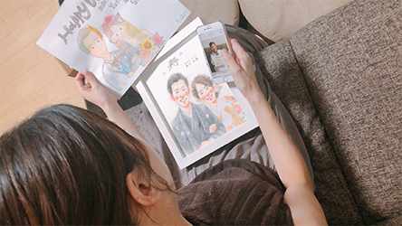 「似顔絵作家さんは、やっぱりworld1の似顔絵がいいです。」 miu