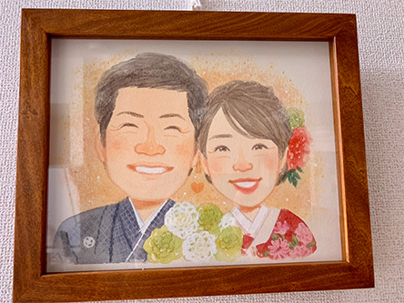 「似顔絵が秘めている力に感動」 なぎさ