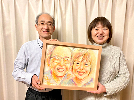 「父と母の飛びっきりの笑顔が溢れてて…」 さかもとさやか