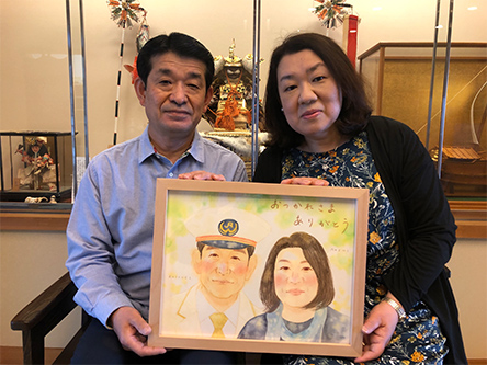 「泣いて喜んでいたと連絡がありました。」 はち