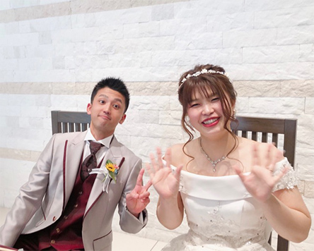 「新郎新婦も大変喜んでくれました!」 フジエシュンスケ