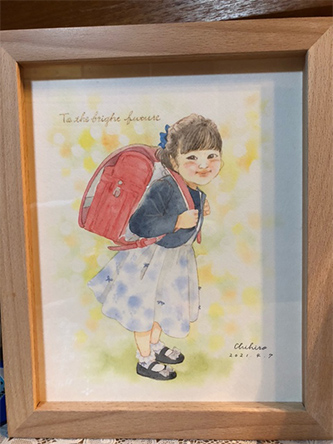 「入学の思い出が鮮やかなものになりました。」 フジエシュンスケ