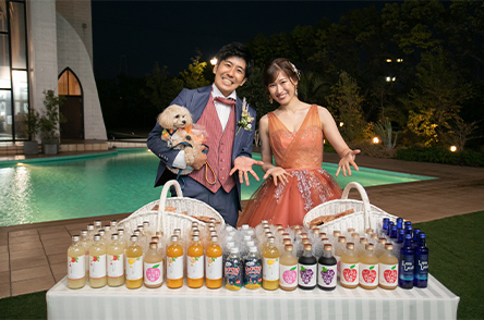 「ウェルカムスペースが一気に華やかになりました。」 フジエシュンスケ