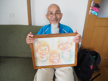 「実物を見て、感動しました。」 さかもとさやか