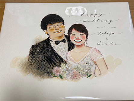 「本当の結婚式のワンシーンのようだ」 ebisu