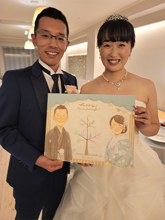 「『似ている!』ととても絶賛でした。」 まあこ