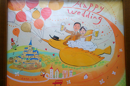 「新婚旅行先のモンサンミシェル」 anco