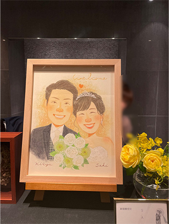「素敵な似顔絵をありがとうございました」 なぎさ