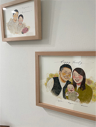 「愛おしい笑顔をこんなに可愛く描いてくださってとても嬉しいです」 ebisu