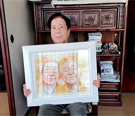 「心温まる作品を描いていただき、ありがとうございました。」 さかもとさやか