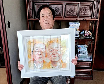 「心温まる作品を描いていただき、ありがとうございました。」 さかもとさやか