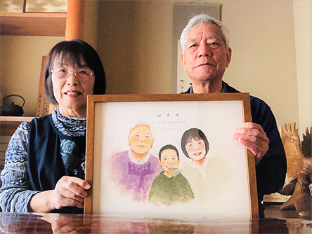 「ebisuさんの絵にして本当によかったです。」 ebisu