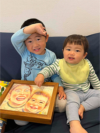 「さやかさんのあったかい絵、めちゃくちゃ好きです。」 さかもとさやか