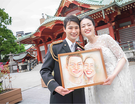 「結婚式の日の幸せな気持ちを思い出すことができます。」 さかもとさやか