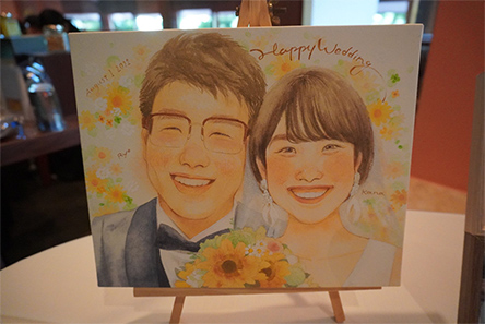 「素敵な絵をありがとうございました。」 彩