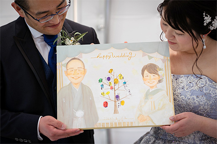 「似顔絵を見るたびに元気をもらっています」 まあこ