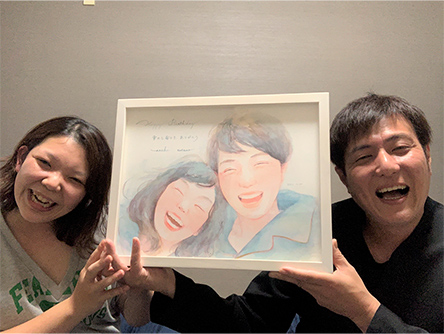 「似顔絵ってこんなに素敵なんだね、と」 haru
