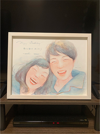 「似顔絵ってこんなに素敵なんだね、と」 haru