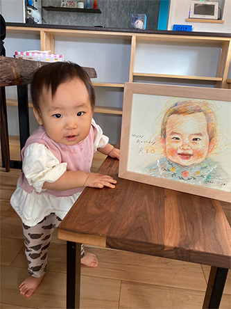 「可愛く描いていただいてありがとうございました！」 さかもとさやか