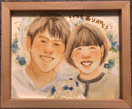 「見ているととても幸せな気持ちになります。」 彩