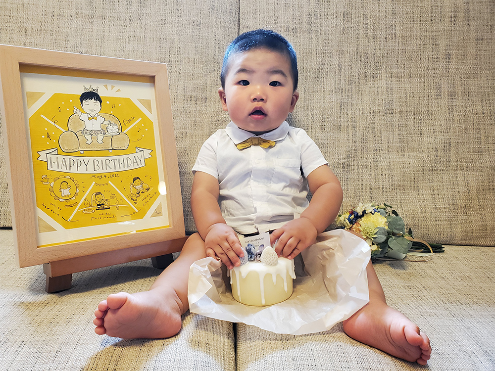 「とーっても特徴を捉えて&かわいく描いていただけて」 anco