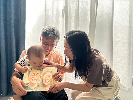 「どうしたらこんな素敵な絵が描けるんだろうね」 さかもとさやか