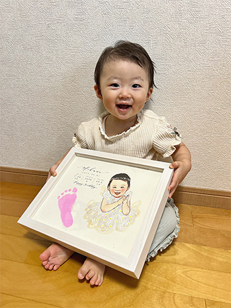 「私たち家族の宝物です」 ebisu