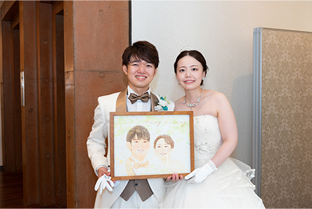 「結婚式の雰囲気にもピッタリだったと思います♪」 はち