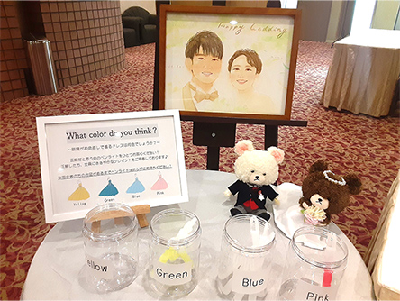 「結婚式の雰囲気にもピッタリだったと思います♪」 はち