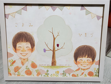 「成長をまあこさんの絵と一緒に見守っていきたいと思います」 まあこ