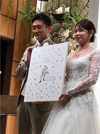「みんなと一緒に作り上げることができ、より素敵なものとなりました。」 るつ