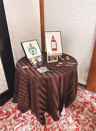 「ancoさんの素敵な似顔絵のおかげで」 anco